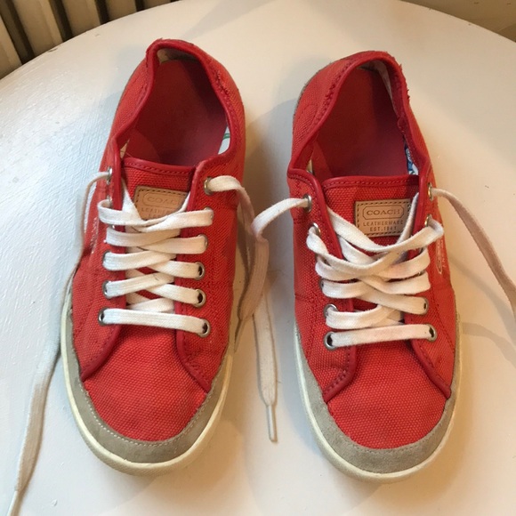 Coach Elen Red sneakers - Picture 2 of 9
